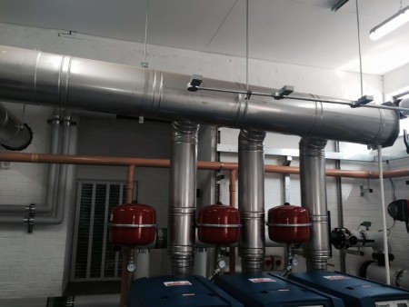 Flue header